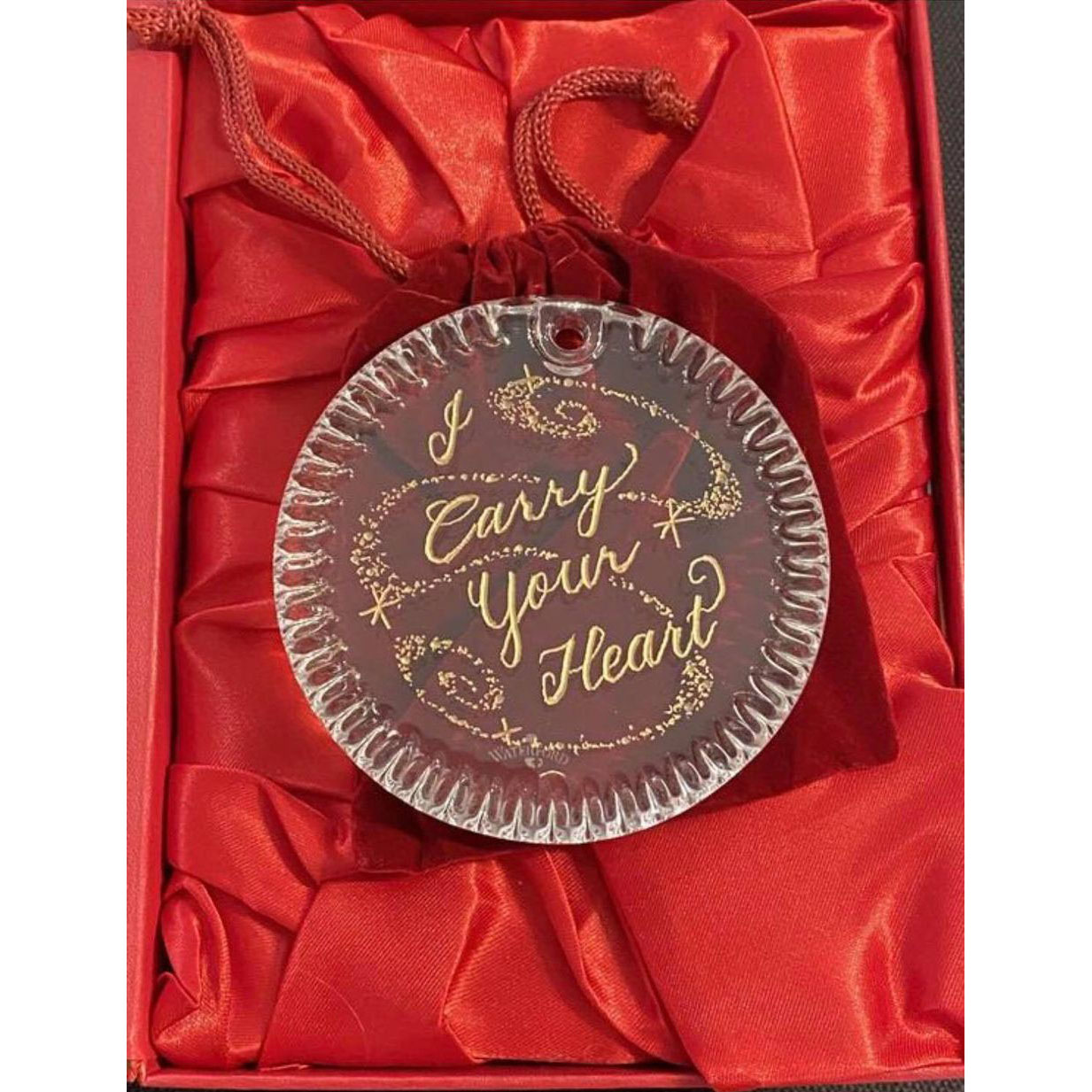 Etched ornament