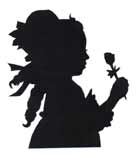A half-body silhouette by Kathryn Flocken