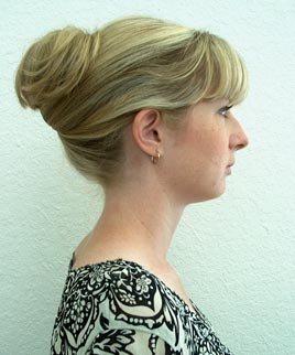 Perfect side profile photo for a silhouette portrait